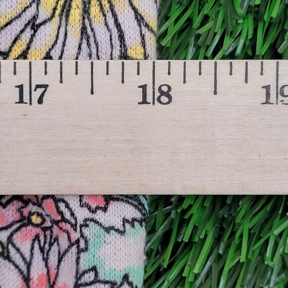 Vintage 80s Floral AOP Sweater Womens Small 18x18 Boxy - Picture 5 of 10